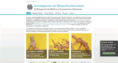 Desktop Screenshot of derechoshumanosycooperacion.org